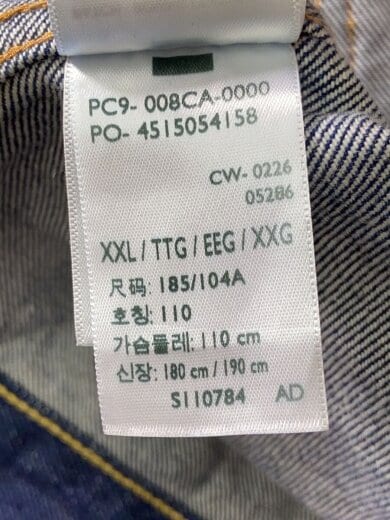 商品画像：Gジャン/XXL/デニム/インディゴ/008CA-0000 5