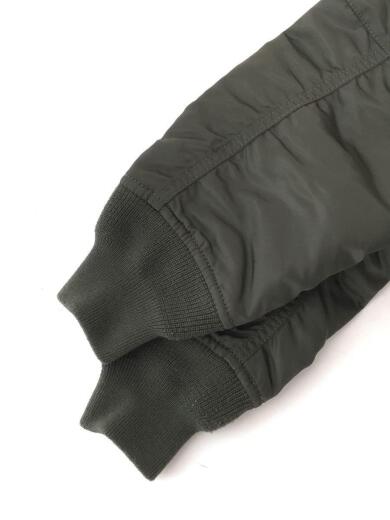 画像：ALPHA INDUSTRIESフライトジャケット/パーカージャケット/ミリタリー/S/ナイロン/カーキ/TA0613-0766