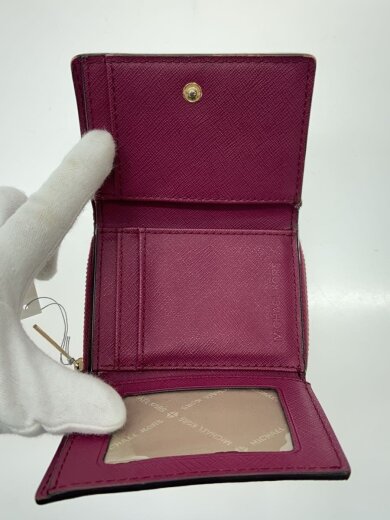 商品画像：3つ折り財布/レザー/PUP/無地/レディース 4