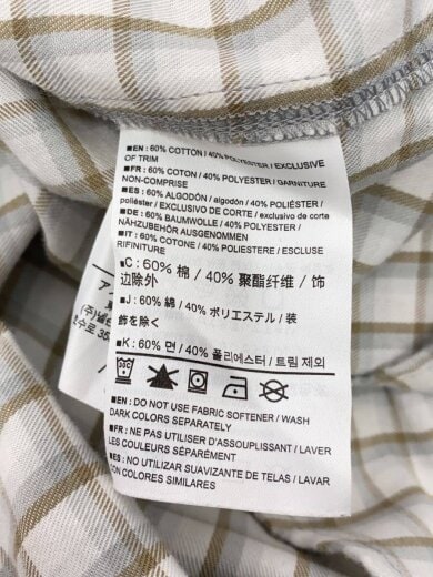 商品画像：BERNAL LS SHIRT/長袖シャツ/M/コットン/GRY/チェック/21740-113849-05 4