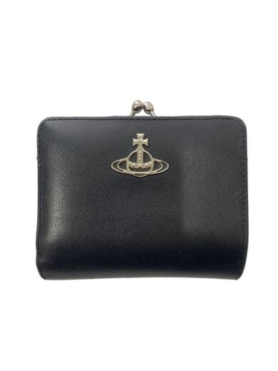 商品画像：財布/レザー/BLK/無地/レディース 1