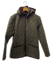 キルティングジャケット/M/ウール/KHK/無地/lvh-19a-100