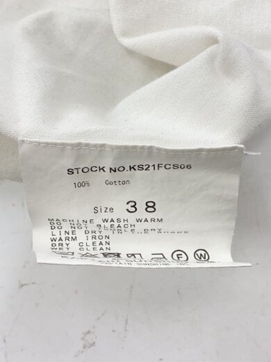 画像：KAPTAIN SUNSHINE長袖Tシャツ/38/コットン/WHT/ks21fcs064