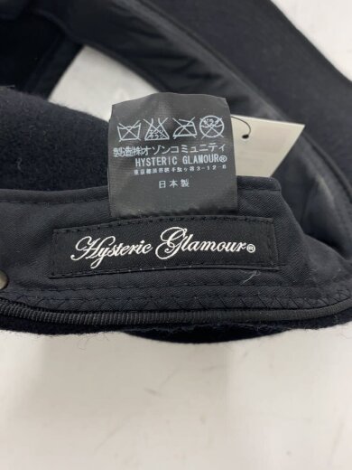 画像：HYSTERIC GLAMOURキャップ/FREE/ウール/BLK/メンズ5
