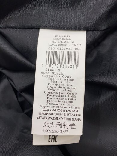 商品画像：コート/S/ポリエステル/BLK 4