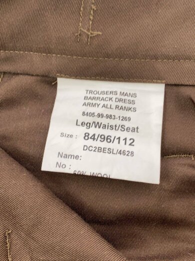 商品画像：スラックスパンツ/--/ウール/KHK/無地/8405-99-983-1269 4