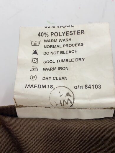 商品画像：スラックスパンツ/--/ウール/KHK/無地/8405-99-983-1269 5