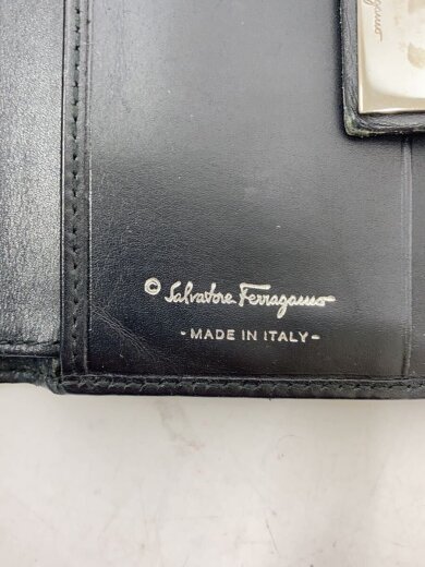 商品画像：2つ折り財布/レザー/BLK 3