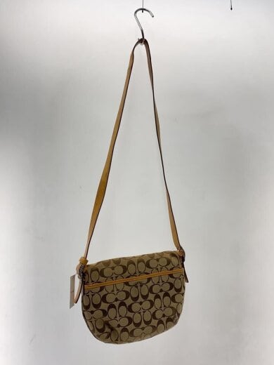 商品画像：ショルダーバッグ_シグネチャー_ブラウン/コットン/BEG/総柄 3