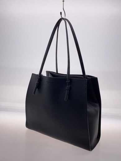 商品画像：トートバッグ/レザー/BLK/無地 2