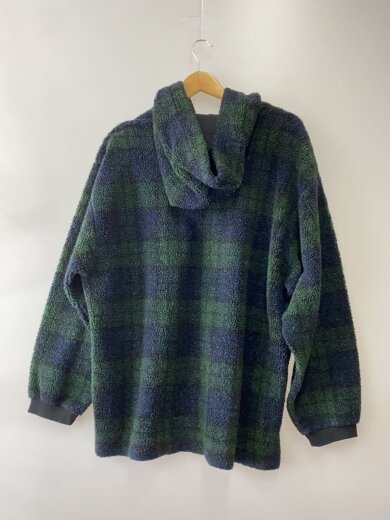 商品画像：90s/USA製/フリースパーカー/ブラックウォッチ/XL/アクリル/GRN/チェック// 2