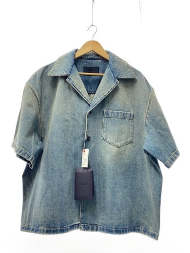 商品画像：半袖シャツ/XXL/デニム/IDG/無地/GEC068 1