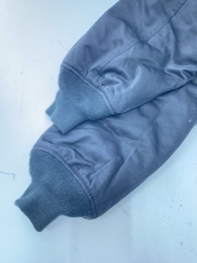 商品画像：25AW/CWU-45/フライトジャケット/L/コットン/BLK/無地/T01016-9001/リブ毛羽立 6