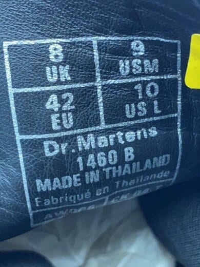 商品画像：1460 B/レースアップブーツ/UK8/BLK/23748001// 5