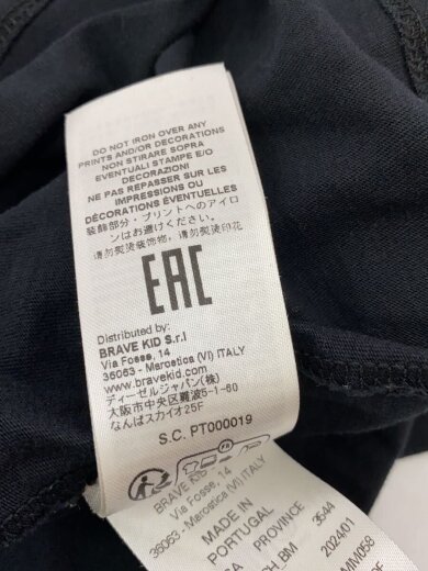 商品画像：Tシャツ/--/コットン/BLK/M60570 5