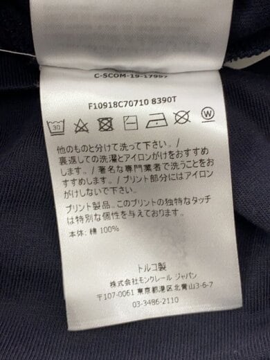 商品画像：Tシャツ/--/コットン/BLK/F10918C70710 8390T 5