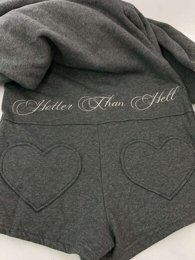 商品画像：sweaty hood romper/オールインワン/FREE/コットン/GRY/HT1641// 8