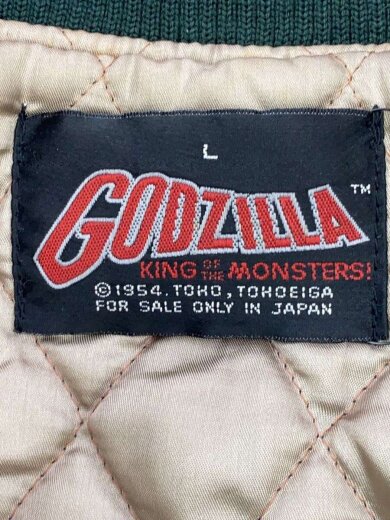 商品画像：GODZILLA/レザージャケット・ブルゾン/L/ウール/BLU 3