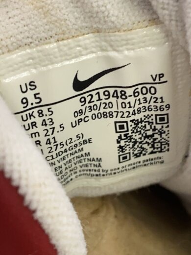 商品画像：AIR MORE UPTEMPO 96/エアモアアップテンポ/レッド/921948-600/27cm/RED 7