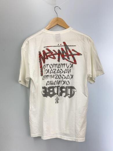 画像：STUSSY福岡限定/Tシャツ/M/コットン/WHT/プリント2