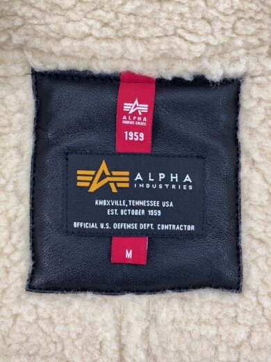 商品画像：ジャケット/M/フェイクレザー/BRW/無地/TA7131-275/アルファインダストリーズ 3