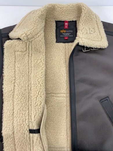 商品画像：ジャケット/M/フェイクレザー/BRW/無地/TA7131-275/アルファインダストリーズ 7