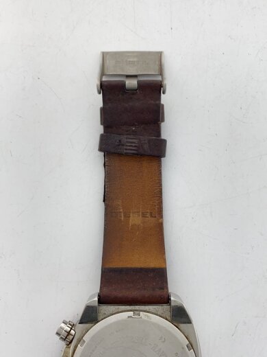 商品画像：クォーツ腕時計/アナログ/レザー/BLK/BRW/SS/DZ-4204/ディーゼル 8