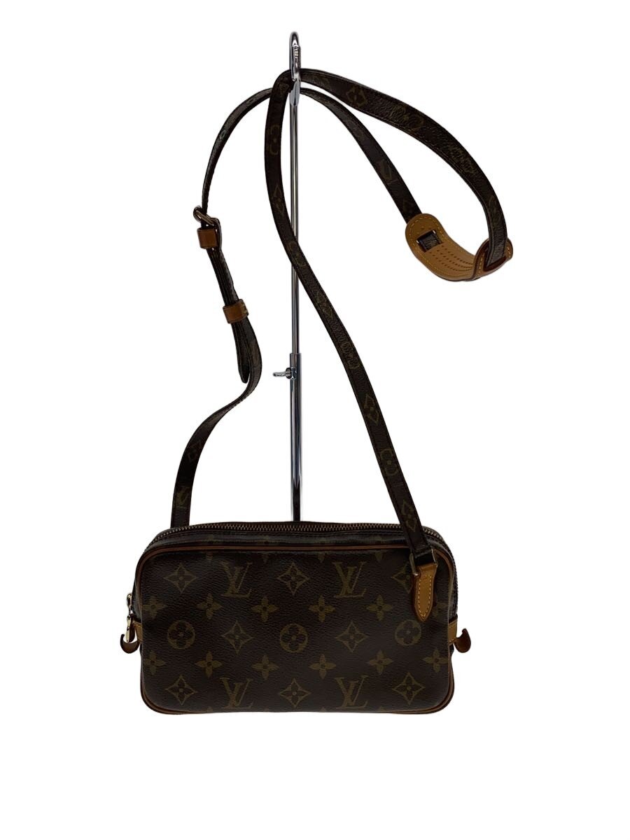 LOUIS VUITTON / ポシェット・マルリー・バンドリエール_モノグラム・キャンバス/PVC/BRW