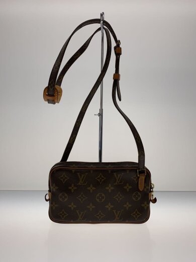 商品画像：ポシェット・マルリー・バンドリエール_モノグラム・キャンバス/PVC/BRW 3