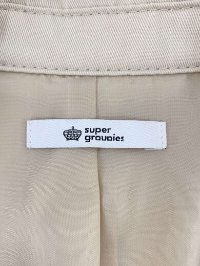 商品画像：Super Groupies/トレンチコート/FREE/ポリエステル/BEG/無地/SDC-19AW048 3