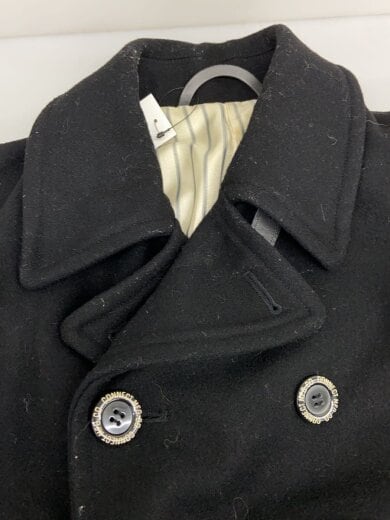 商品画像：ピーコート/40/ウール/BLK/無地/POSJ1 6