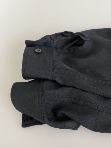 商品画像：長袖シャツ/M/ポリエステル/BLK/無地/BE-94023L 5