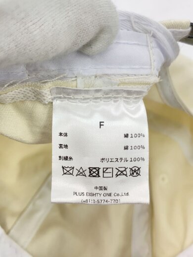 商品画像：WOKE EDGE/キャップ/FREE/コットン/WHT/メンズ 6