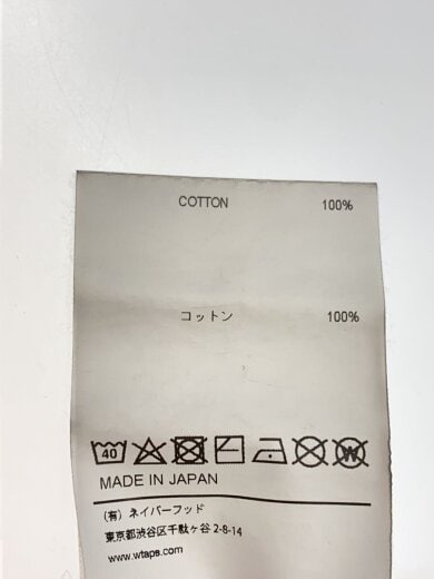 商品画像：長袖Tシャツ/2/コットン/ブラック/221ATDT-CSM23/ダブルタップス 4