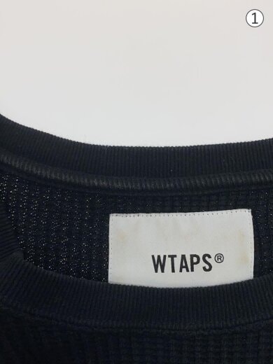 商品画像：長袖Tシャツ/2/コットン/ブラック/221ATDT-CSM23/ダブルタップス 6