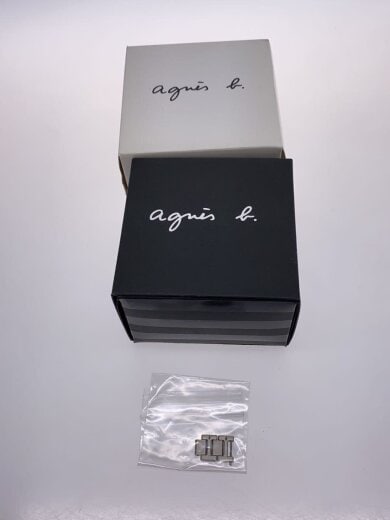 商品画像：クォーツ腕時計/アナログ/ステンレス/ネイビー/シルバー/SS/アニエスベー// 6