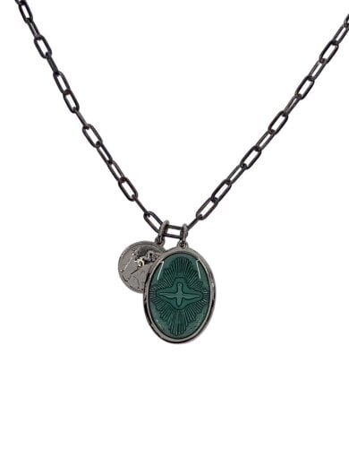 商品画像：MIANSAI/ネックレス/SV950/シルバー/トップ有/メンズ/チェーン変色有 1