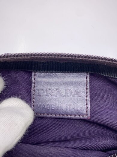 商品画像：ポーチ/ナイロン/パープル/プラダ 5
