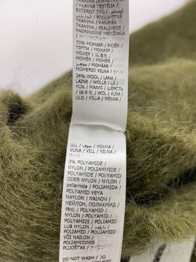 商品画像：J40TE0012 J40041/マフラー/モヘア/カーキ/レディース/ジルサンダー 3