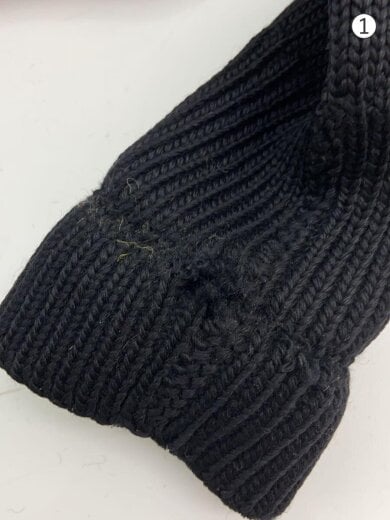 商品画像：推定40～50s/Dehen Knitting Co./カーディガン(厚手)/ウール/ブラック 6