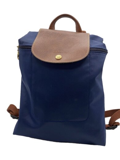 画像：LONGCHAMPリュック/PVC/NVY/無地/16990895561