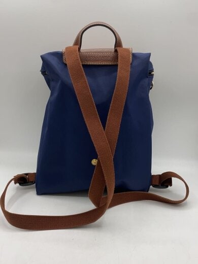 画像：LONGCHAMPリュック/PVC/NVY/無地/16990895563