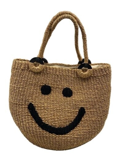 画像：a-jolieカゴバッグ/--/BEG/無地1