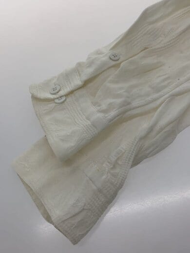 商品画像：長袖シャツ/3/コットン/WHT/無地/me81fj093 6