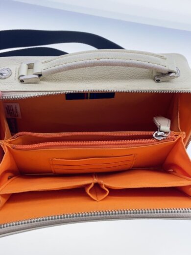 商品画像：ショルダーバッグ/レザー/IVO/無地/使用感有 6