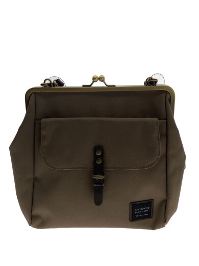 画像：AYANOKOJIリュック/キャンバス/KHK/無地/ガマグチバッグ1