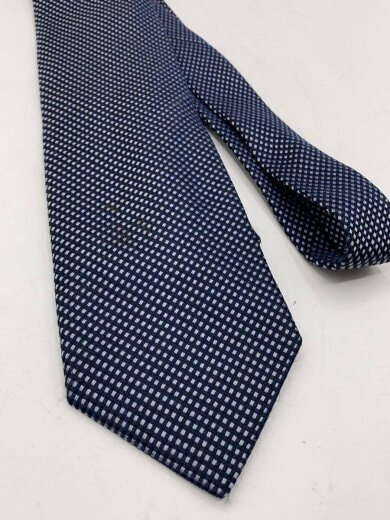 商品画像：ネクタイ/シルク/NVY/総柄/メンズ 2