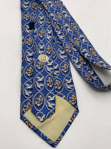 商品画像：ネクタイ/シルク/BLU/総柄/メンズ/鳥柄 3