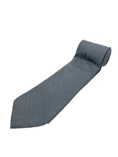 商品画像：ネクタイ/シルク/GRY/総柄/メンズ 1