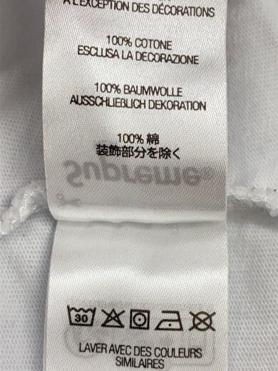 商品画像：Tシャツ/L/コットン/WHT/無地 4